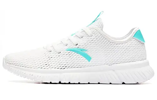 ANTA Running Shoes Men's Low Top White Blue
