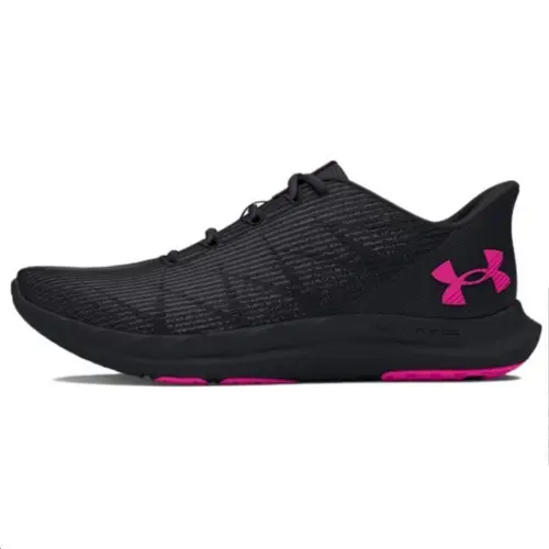 Under Armour Charged Speed Swift Comfortable Low top Running Shoes Women's Black Pink