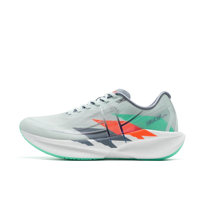XTEP 360X 2.0 Textile Low top Carbon Plate Training Physical Fitness Test & Exam Running Shoes Men’s Blue Orange
