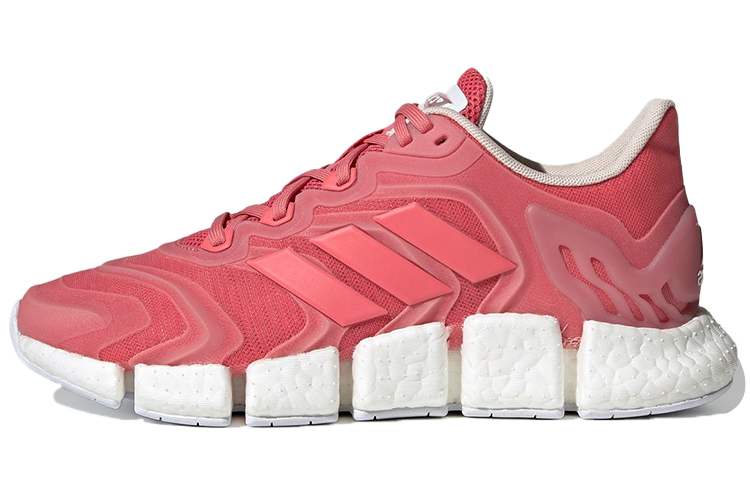 Adidas Climacool Vento comfortable and versatile synthetic leather fabric breathable low-top casual running shoes women's rose color