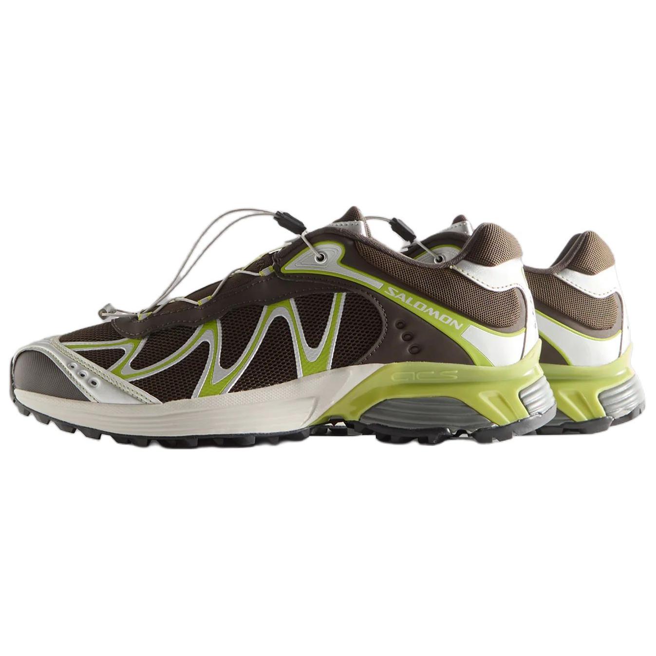 KITH x SALOMON XT WHISPER Comfortable Low top Running Shoes Unisex Brown Green