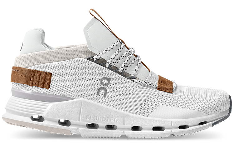On Running Cloudnova White Pearl Brown Women’s
