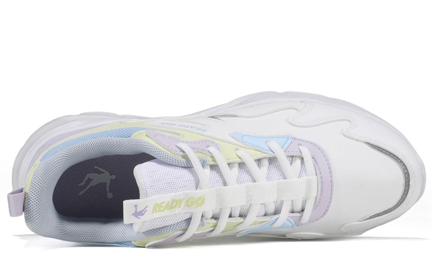 QIAODAN Cushioning Slip Resistant Abrasion Resistant Low top Running Shoes Women’s Jordan White
