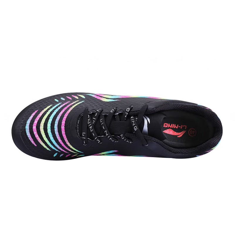 Li Ning Slip Resistant, Breathable, Lightweight Low top Running Shoes Unisex Black