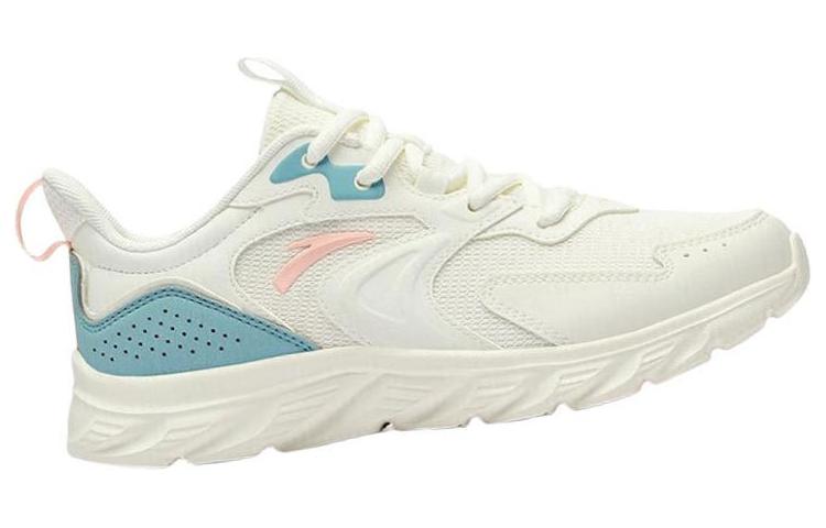 Anta Slip Resistant Abrasion Resistant Low top Running Shoes Women’s White Cyan