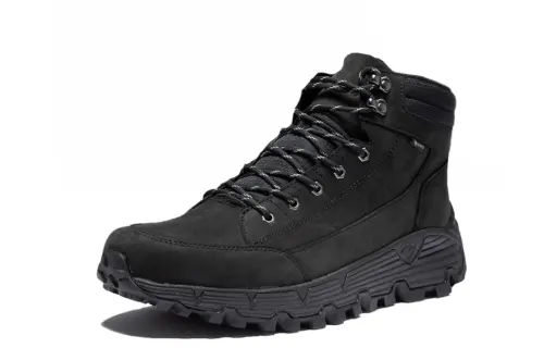 NORTHLAND Round Tip Slip Resistant Abrasion Resistant Mid top Outdoor Shoes Men's Black