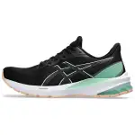 Asics GT 1000 12 Cushioning Breathable Low top Running Shoes Women's Black Green