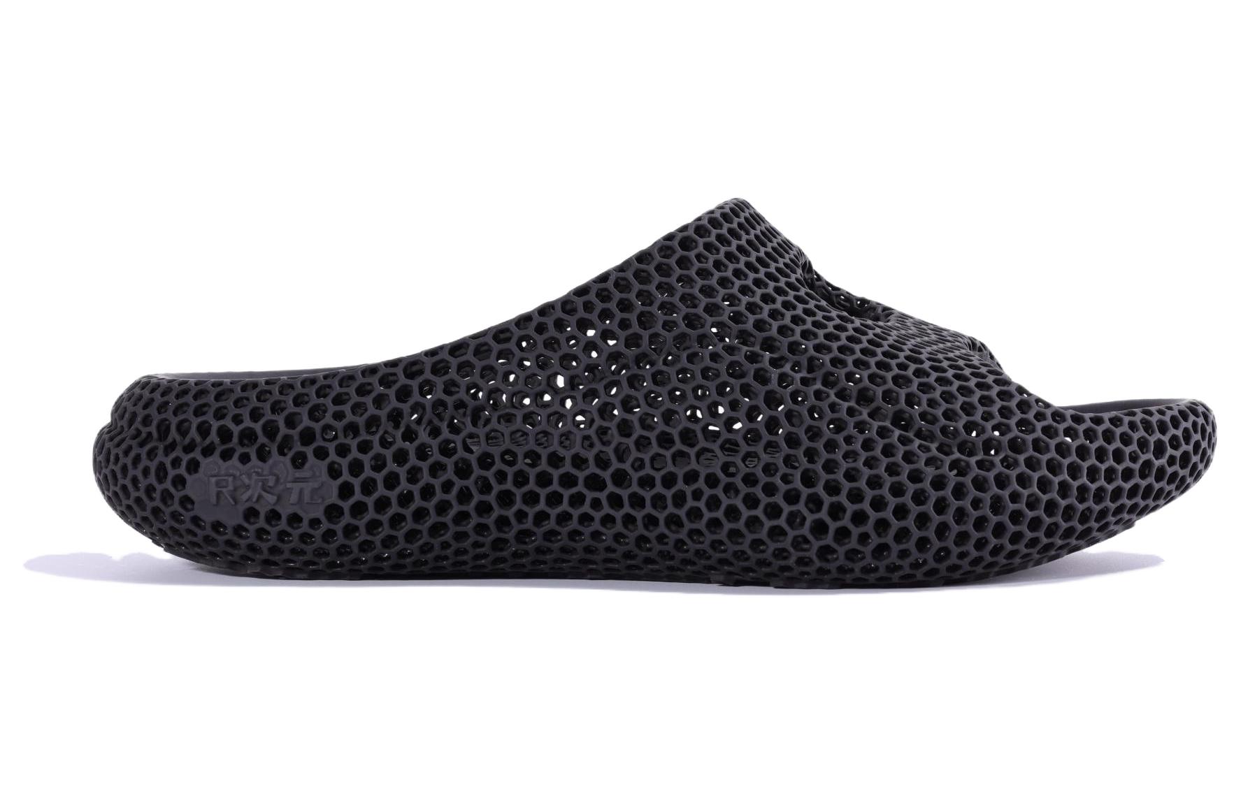 R CIYUANYUAN 3D Printing TPU Low top Casual Versatile, Slide Slippers Unisex