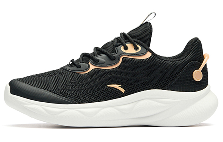 Anta Mianbomb 2 Lightweight And Breathable Low top Running Shoes Women's Black