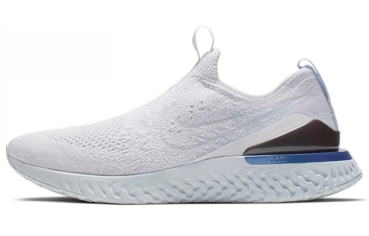 Nike Epic Phantom React Flyknit White Hydrogen Blue Women's