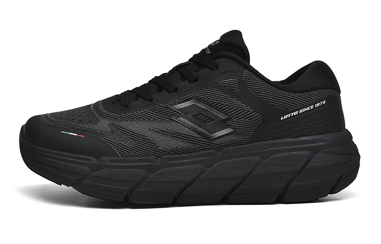 LOTTO Running Shoes Unisex Low Top Black/Red/Gray