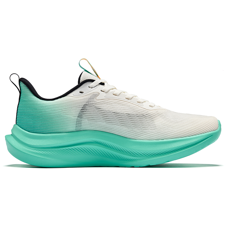 Erke Slip Resistant, Abrasion Resistant, Breathable Low top Casual Running Shoes Men’s Microcrystal White Jade Green