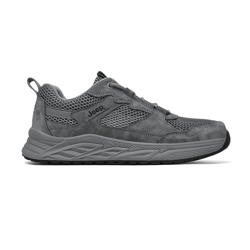 Jeep Hiking Trail Running Leather Breathable Low top Outdoor Shoes Men’s