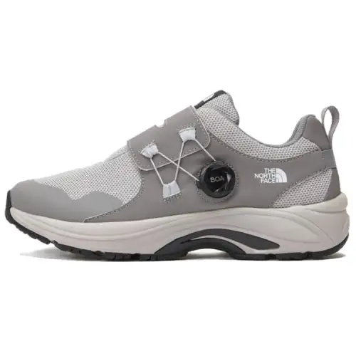 THE NORTH FACE Slip Resistant Abrasion Resistant Low top Casual Running Shoes Unisex Gray