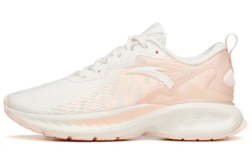 Anta Create 1.5 Cushioning Breathable Low top Running Shoes Women's White Pink