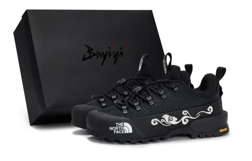 THE NORTH FACE GLENCLYFFE Slip Resistant Low top Running Shoes Men's Black White