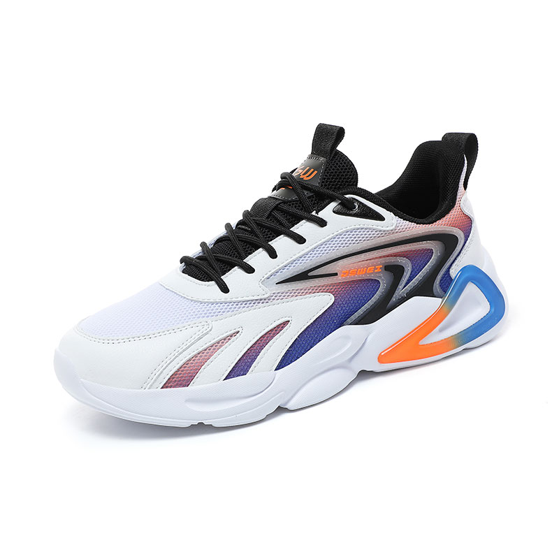 JSWEI Abrasion Resistant Slip Resistant Low top Running Shoes Men’s