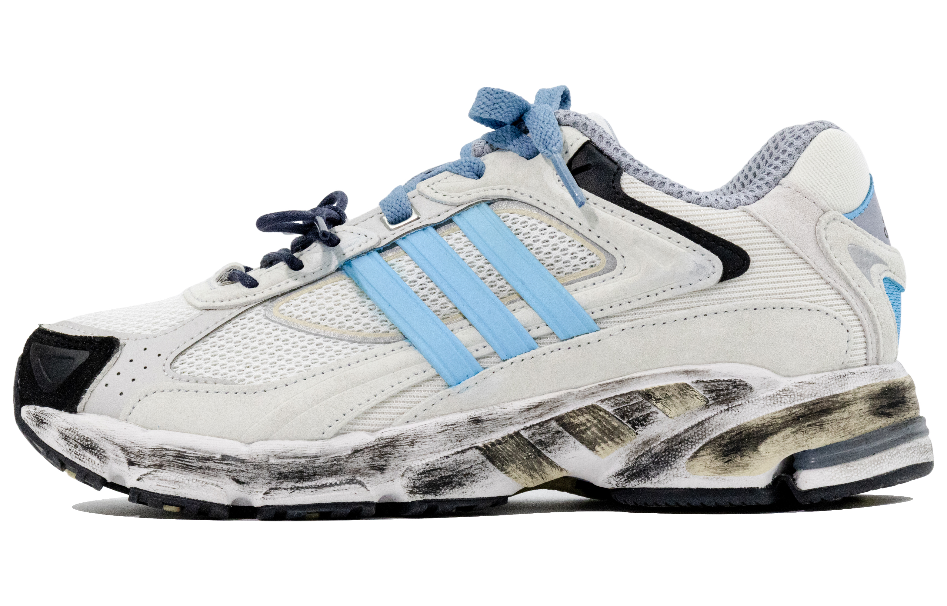 Adidas Originals Response Cl Abrasion Resistant Breathable Low top Casual City Commuting Running Shoes Unisex Gray Blue