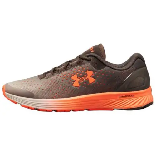 Under Armour Abrasion Resistant Low top Running Shoes Unisex Black Orange