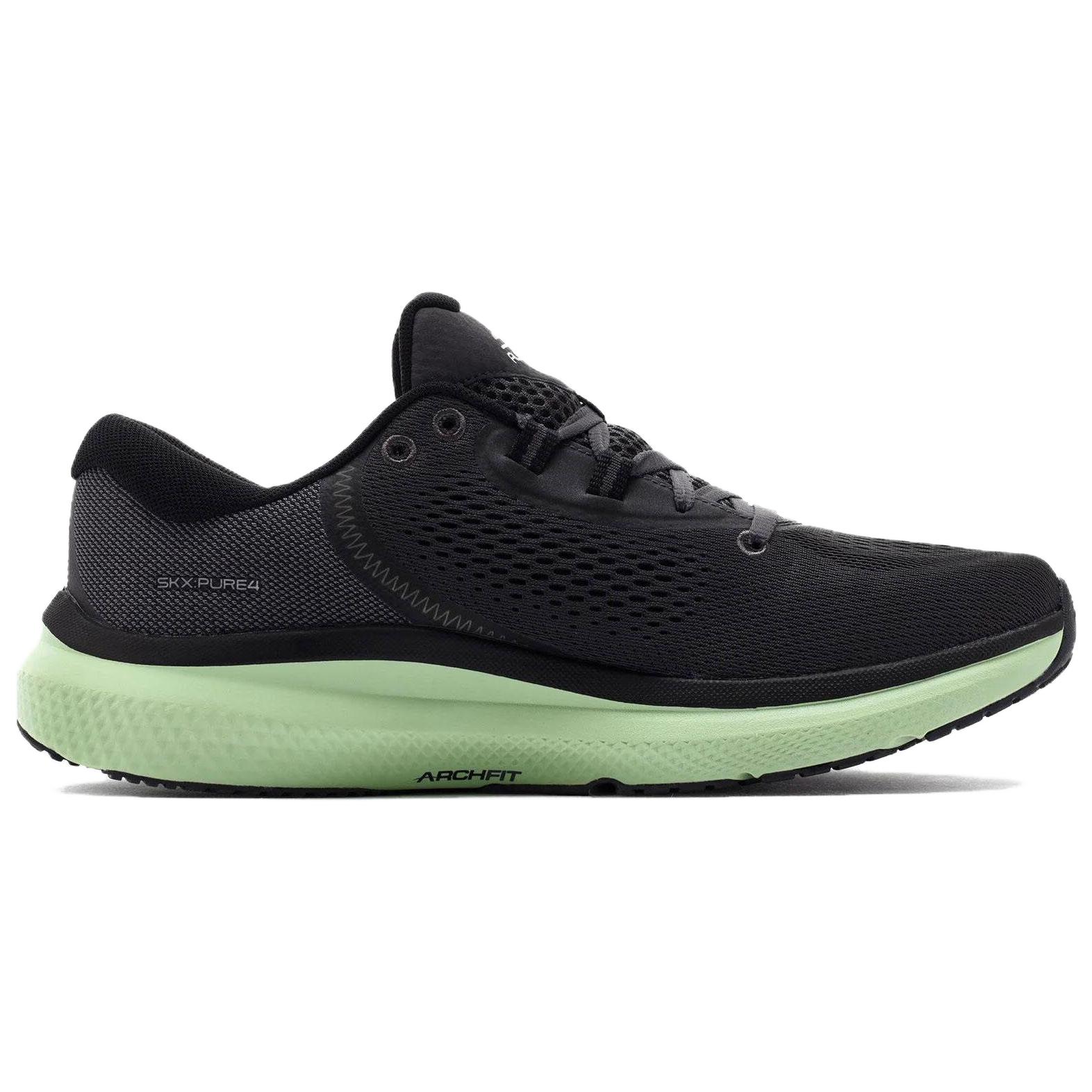 Skechers Abrasion Resistant, Breathable, Lightweight Low top Running Shoes Men’s Black Cyan