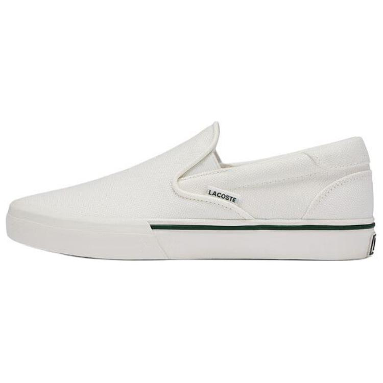 Женские слипоны LACOSTE 47CFA0042-1Y5 (бежевые)