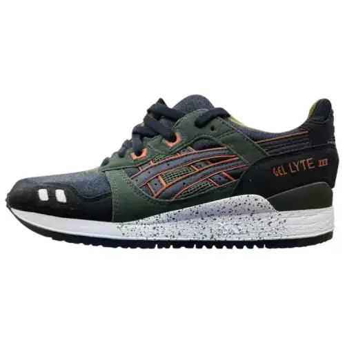 Asics Gel Lyte 3 Classic And Versatile Running Shoes Women's Black Green
