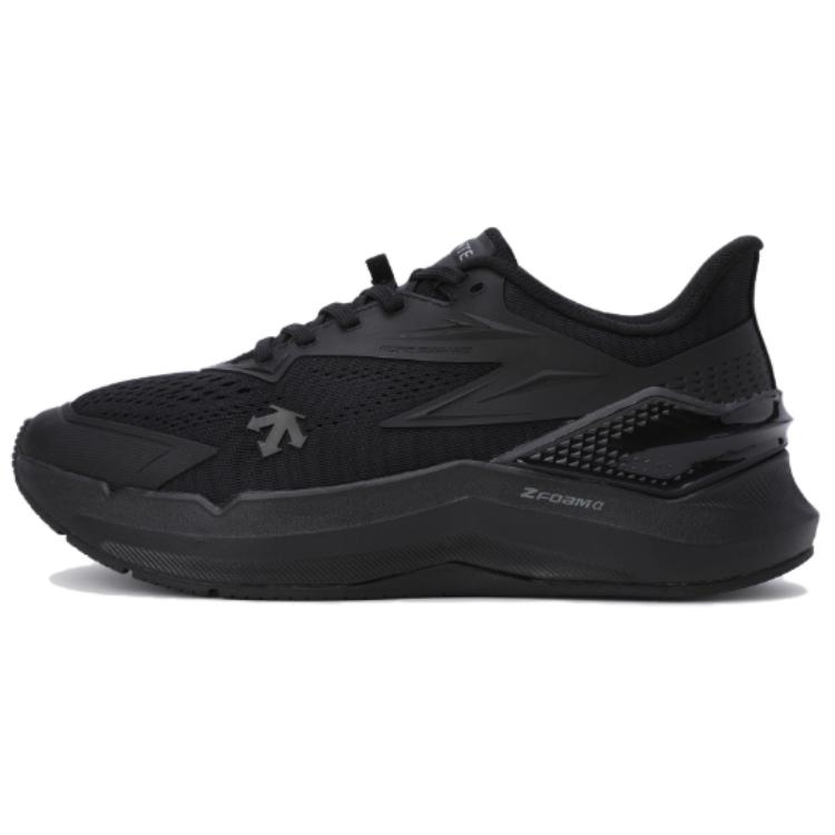 DESCENTE MOVESTEP Slip Resistant And Breathable Low top Running Shoes Unisex Black