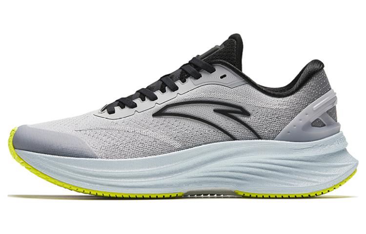 Anta Innovation 5 Comfortable Cushioning, Wear Resistant Low top Running Shoes Men's Gray Yellow
