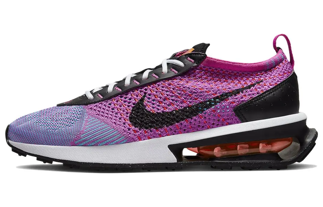 Nike Air Max Flyknit Running Shoes Men's Low-top Fuchsia
