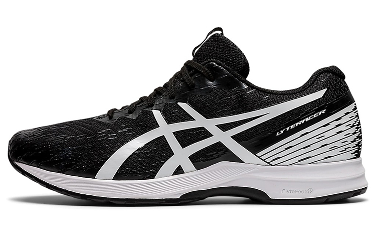 Asics LyteRacer 3 Low top Running Shoes Men's Black White