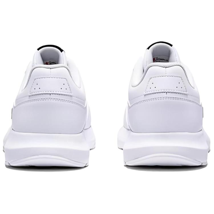 QIAODAN Abrasion Resistant Breathable Low top Running Shoes Men’s White