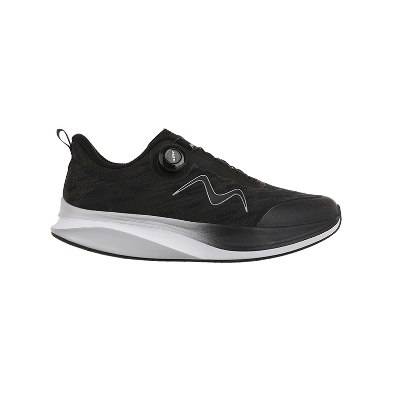 MBT Breathable Coverage Rebound Breathable Coverage Rebound Low top Long Distance Running Shoes Men’s Black
