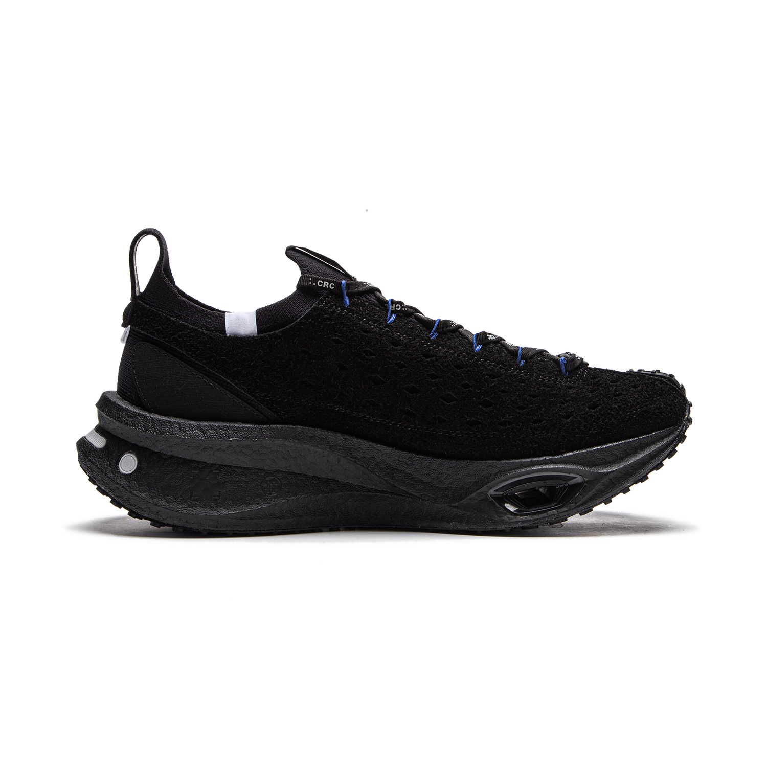 Li Ning Cushioning, Wear Resistant Low top Running Shoes Unisex Black