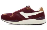 Li Ning Classic Abrasion Resistant Low top Running Shoes Unisex Burgundy