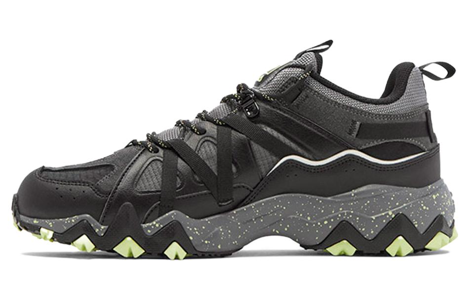 FILA Round Tip Cushioning Abrasion Resistant Cushioning, Wear Resistant Low top Running Shoes Men’s Black