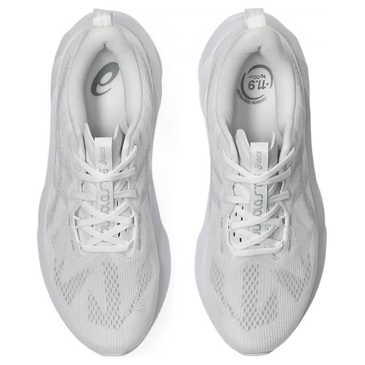 ASICS Novablast 5 White Piedmont Grey