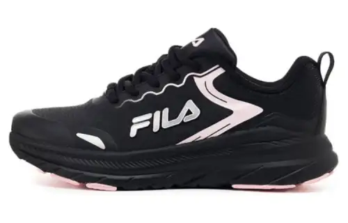 FILA Abrasion Resistant Cushioning, Wear Resistant Low top Cushioning Long Distance Running Shoes Women's Black