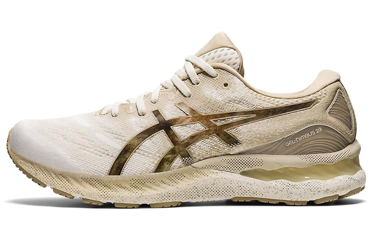 Мужские кроссовки ASICS Asics GEL-Nimbus 23 (белый / светло-коричневый)