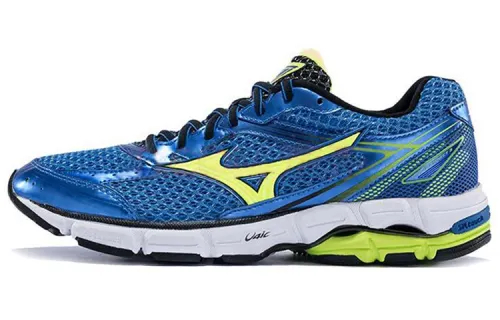 Mizuno Wave Connect 3 Low Tops Wear resistant Blue Yellow