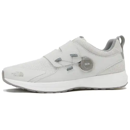 THE NORTH FACE Speed Boa Synthetic Leather Low top Casual City Commuting Running Shoes Unisex Light Gray