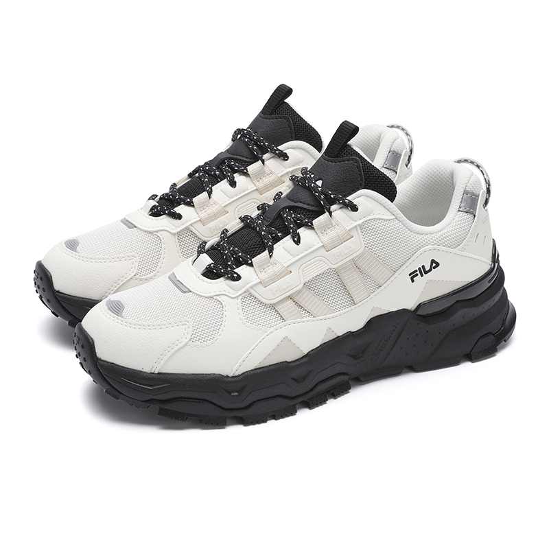 FILA Trek 1S Fabric Low top Running Shoes Women’s White Black