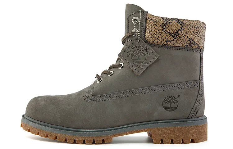 Timberland Jungle Pack Top Grain Cow Leather Short Outdoor Boots Men's Gray Wide Fit