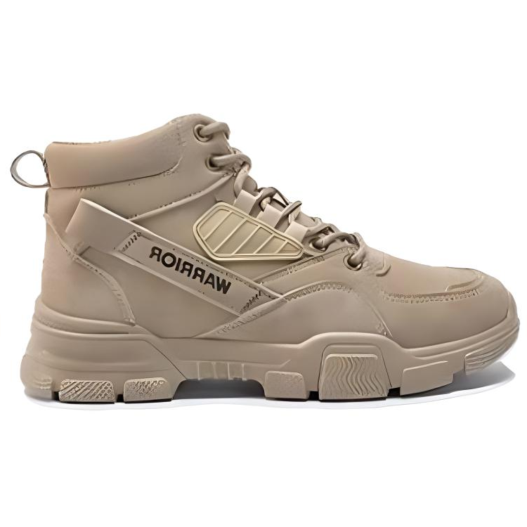 Warrior Cushioning Slip Resistant Abrasion Resistant Thermal Height Increasing Low top Outdoor Shoes Men’s Khaki
