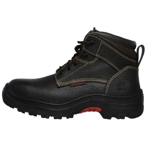 Skechers Work Ankle Boots Men's Black