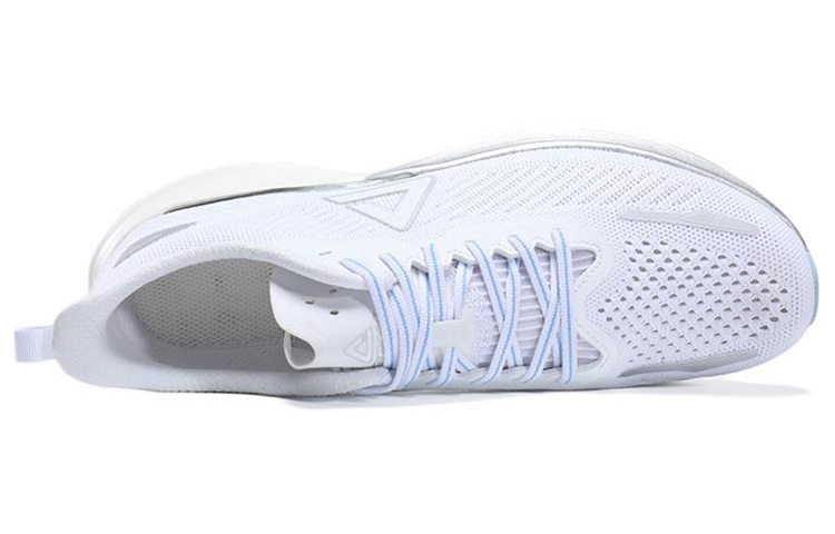 PEAK Racing Collection Cushioning Breathable Low top Running Shoes Men’s All White