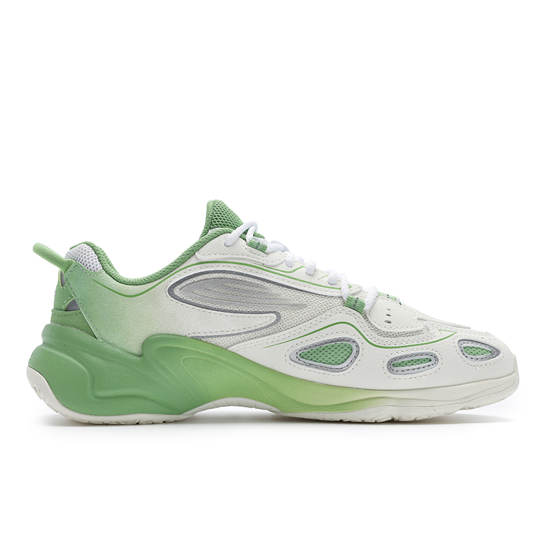 FILA Abrasion Resistant Breathable Coverage Support Running Shoes Women’s Slight White Ivory Green