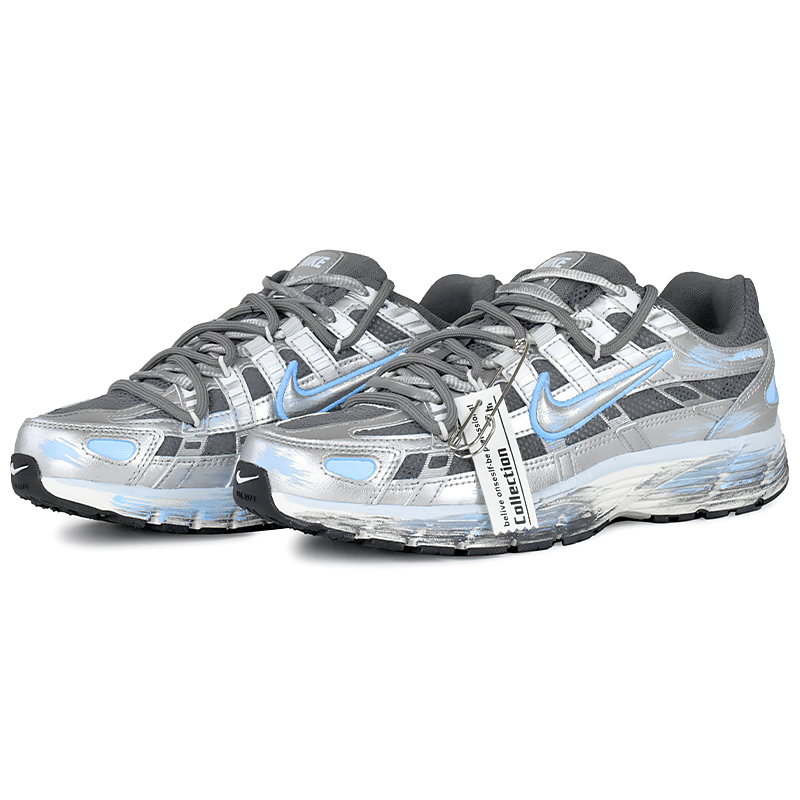 Nike P 6000 Abrasion Resistant Low top Running Shoes Women’s Silver