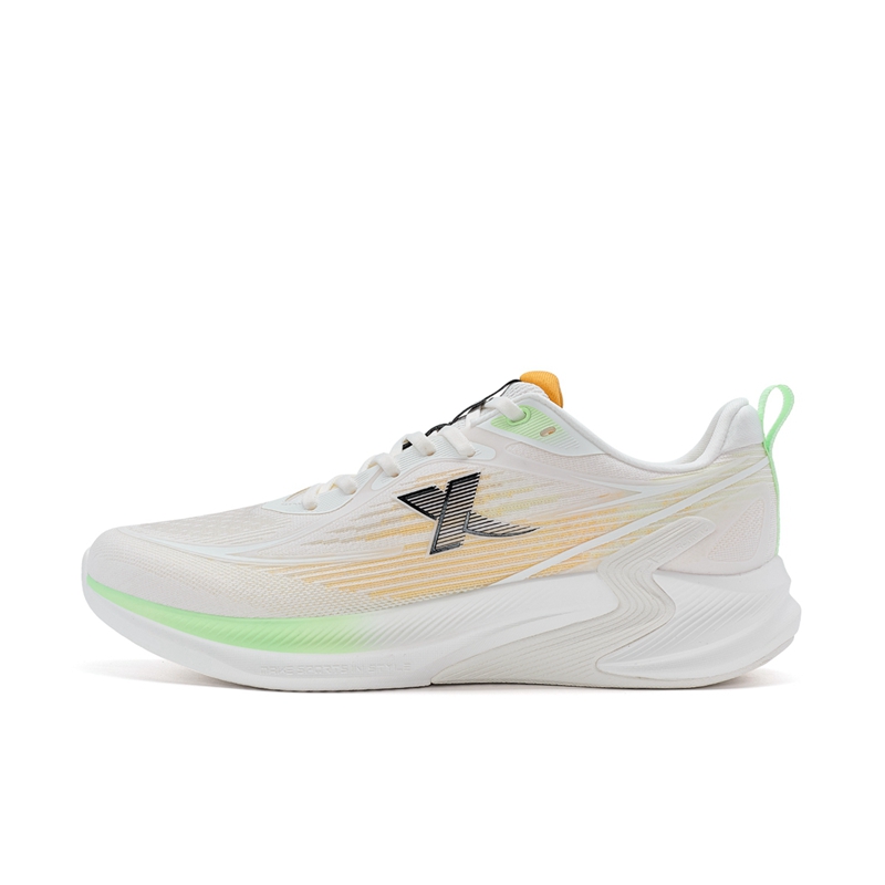 XTEP Cushioning Breathable Low top Running Shoes Men’s White Orange Green