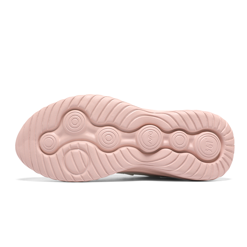 361° Light Bounce Collection Abrasion Resistant Low top Running Shoes Women’s Feather White Fresh Pink