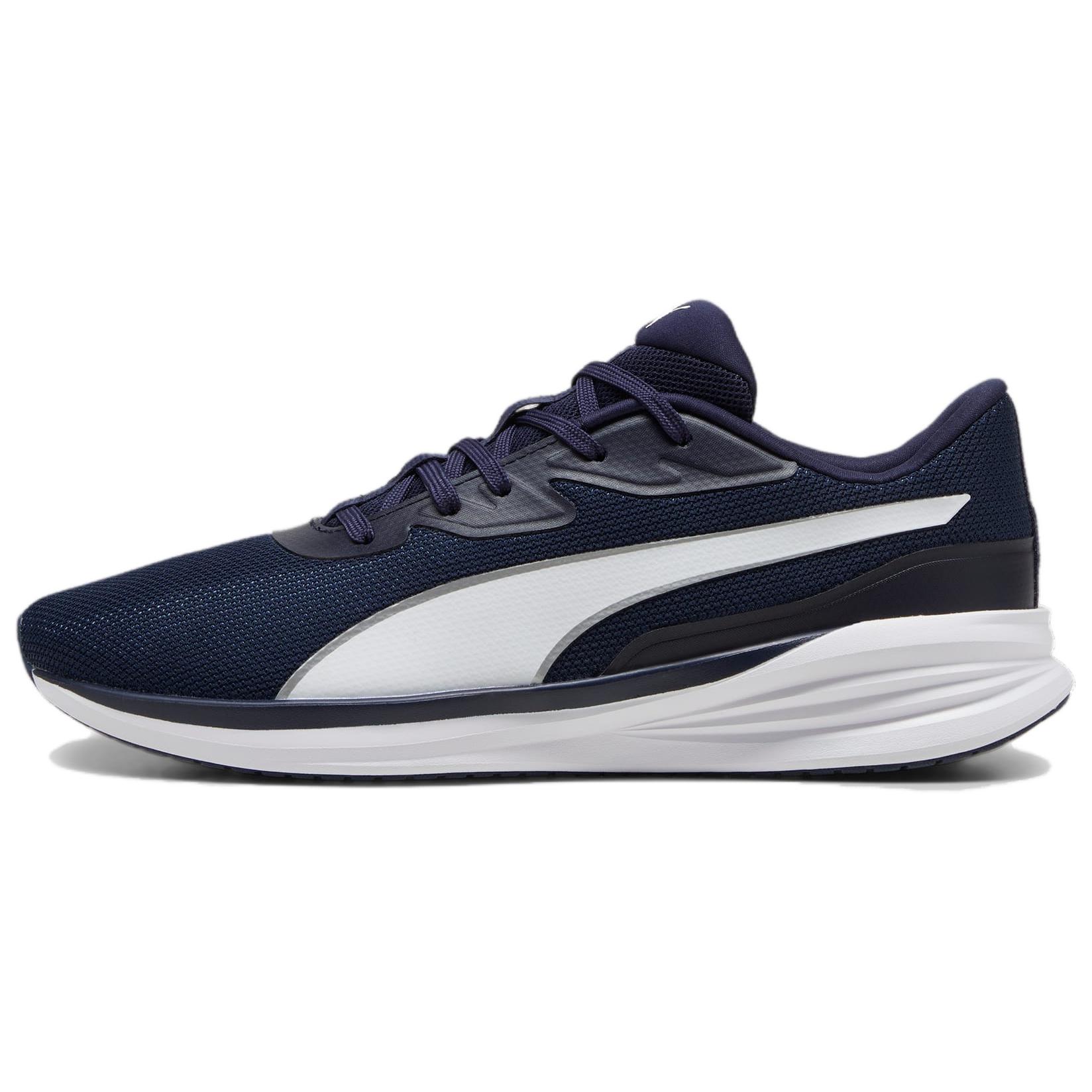 PUMA Night Runner V3 Slip Resistant Abrasion Resistant Support Low top Casual Running Shoes Unisex Blue